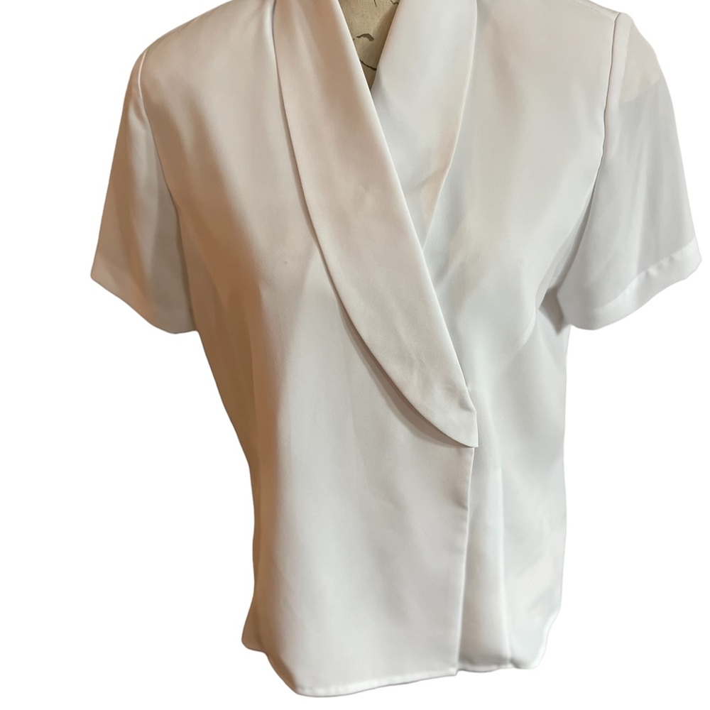 Talbots White Women’s Blouse Sz 10P